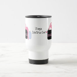 Yogaväska med yogautrustning resemugg