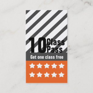 Yogavisitkort 10 klassificerar passerar mallen lojalitetskort
