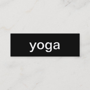 Yogavisitkort Mini Visitkort