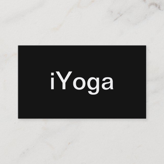 Yogavisitkort Visitkort (Framsida)