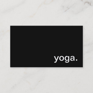 Yogavisitkort Visitkort