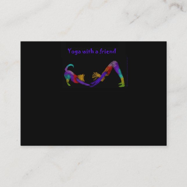 Yogavisitkort Visitkort (Framsida)
