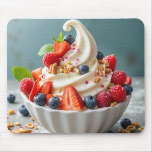 Yoghurt med berry och Granola, fryst Musmatta