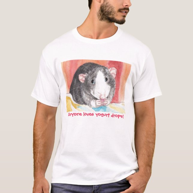 Yoghurten tappar skjortan tee shirt (Framsida)