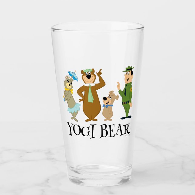 Yogi Bear and Friends Classic Pose Glaskopp (Framsida)