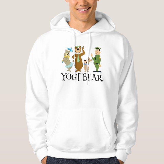 Yogi Bear and Friends Classic Pose Hoodie (Framsida)