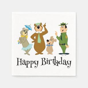 Yogi Bear and Friends Classic Pose Pappersservett