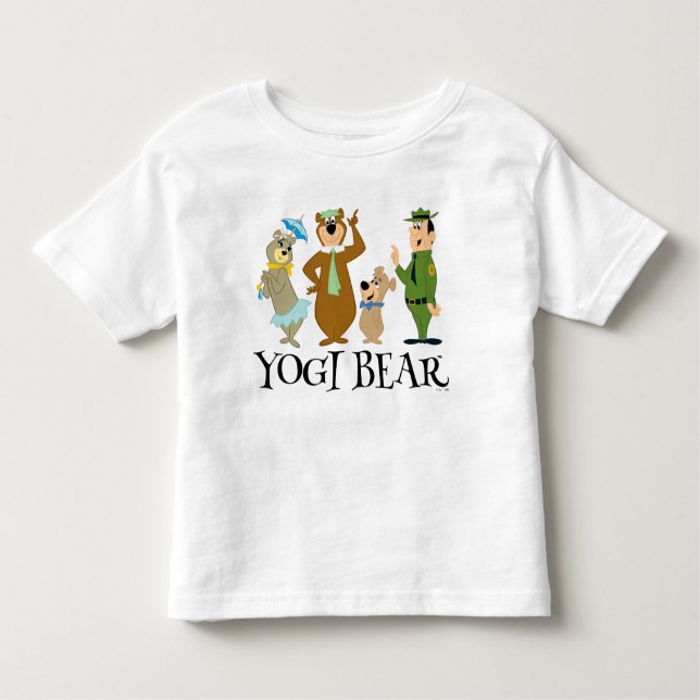 Yogi Bear and Friends Classic Pose T Shirt (Framsida)