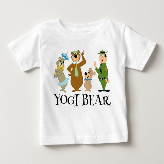 Yogi Bear and Friends Classic Pose T Shirt (Framsida)