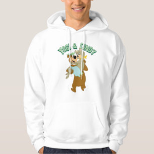 Yogi Bear Carshing Cindy Bear Hoodie