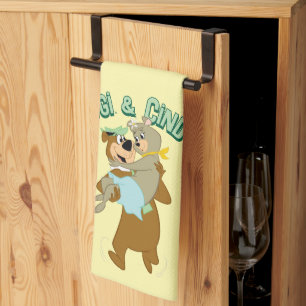 Yogi Bear Carshing Cindy Bear Kökshandduk