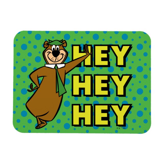 Yogi Bear Hallå! Magnet (Horisontell)
