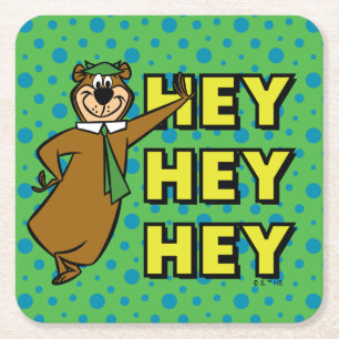 Yogi Bear Hallå! Underlägg Papper Kvadrat