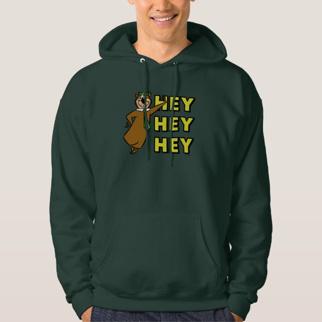 Yogi Bear Hej Hej Hej Hoodie (Framsida)