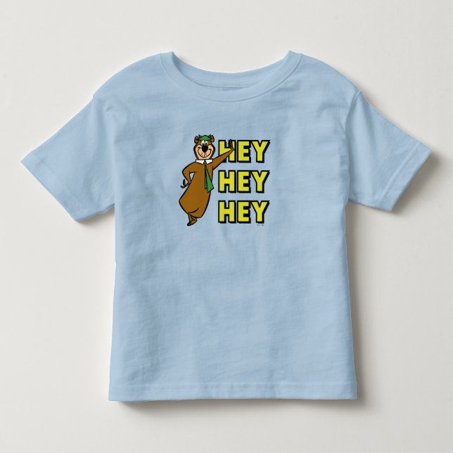 Yogi Bear Hej Hej Hej T Shirt (Framsida)