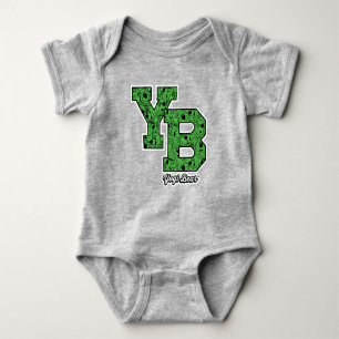 Yogi Bear Mönstrade Varsity Bokstäver T Shirt