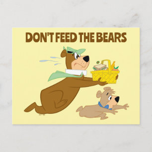 Yogi Bear och Boo-Boo Picknickpanik Vykort