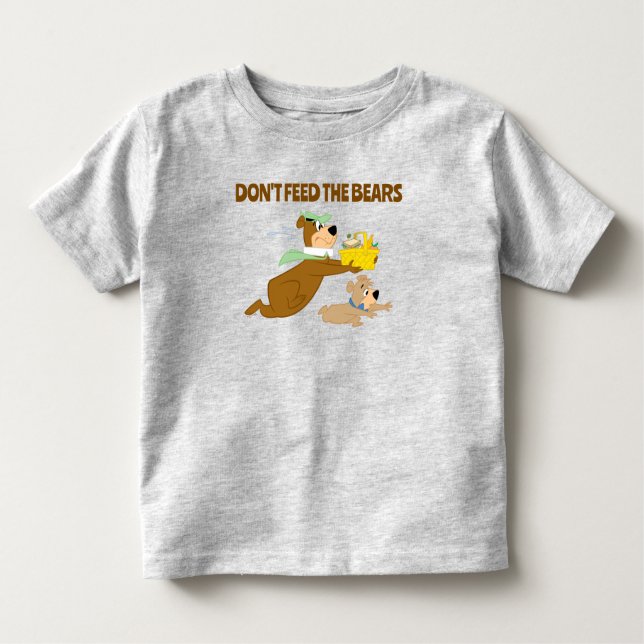 Yogi Bear och Boo-Boo Picnic Panic T Shirt (Framsida)