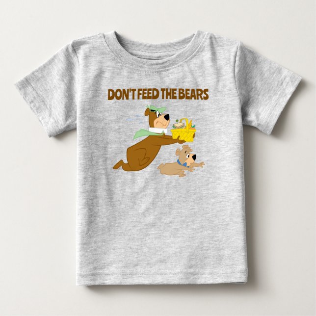 Yogi Bear och Boo-Boo Picnic Panic T Shirt (Framsida)