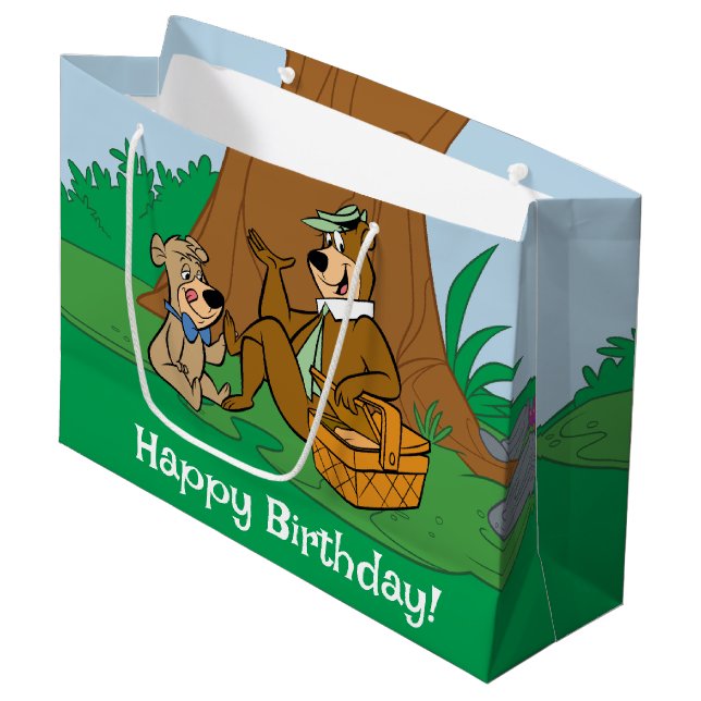 Yogi Bear och Boo-Boo Picnic Snack (Framsidan Vinklad)