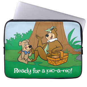 Yogi Bear och Boo-Boo Picnic Snack Laptop Fodral