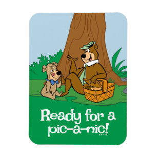 Yogi Bear och Boo-Boo Picnic Snack Magnet