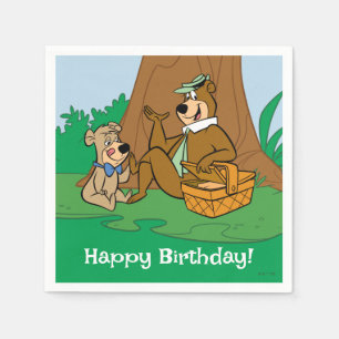 Yogi Bear och Boo-Boo Picnic Snack Pappersservett