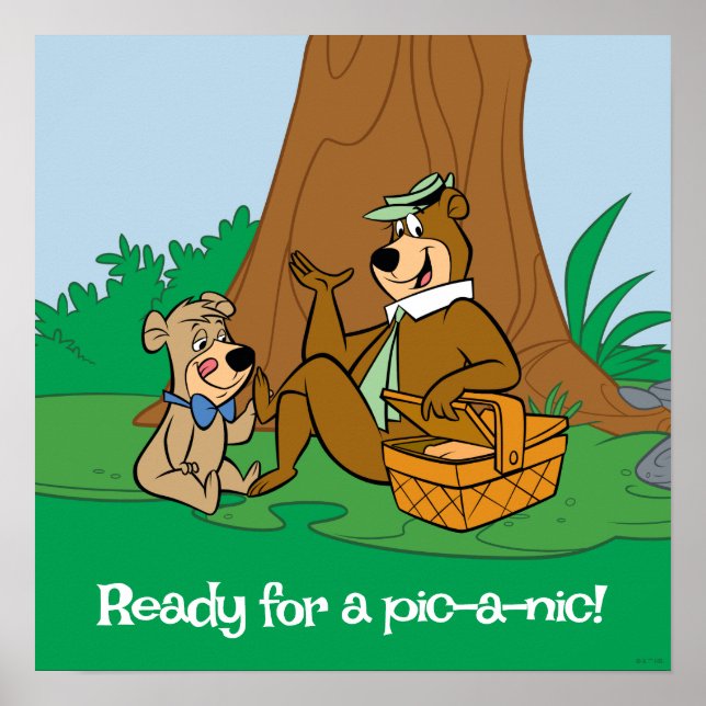 Yogi Bear och Boo-Boo Picnic Snack Poster (Framsidan)
