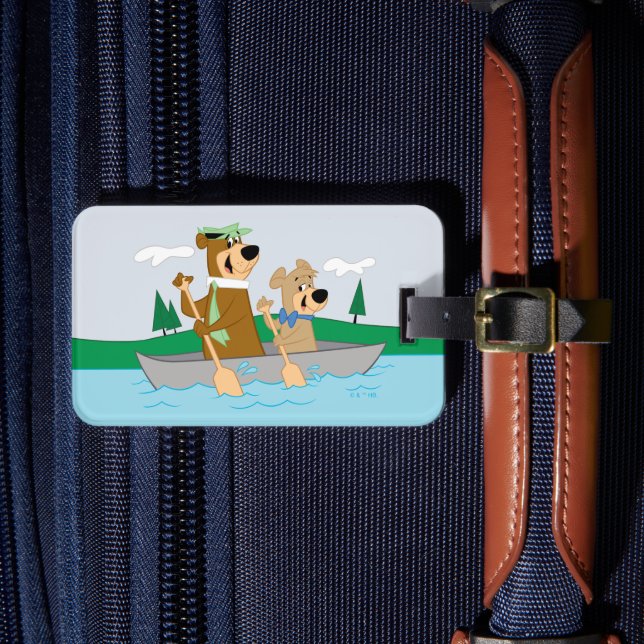Yogi Bear och Boo Boo Roligt Canoe Äventyr Bagagebricka (Framsida Insitu 4)