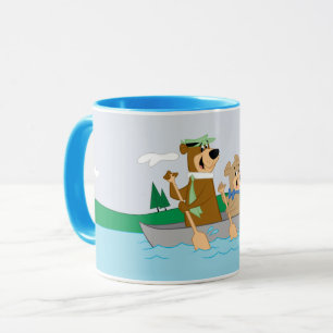 Yogi Bear och Boo Boo Roligt Canoe Äventyr Mugg
