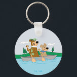 Yogi Bear och Boo Boo Roligt Canoe Äventyr Nyckelring<br><div class="desc">Gå med Yogi Bear och Boo Boo på vilden vatten äventyr med denna roligt och nostalgiska teckningar! Med den lovvärda duon som paddlar en kanot genom scenen utomhus, fångar den här designen Jellystone Park-parkens lekfulla och äventyrliga anda. Med ett dynamiskt färg och en klassisk tecknad stil är denna illustration perfekt...</div>