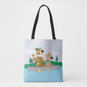 Yogi Bear och Boo Boo Roligt Canoe Äventyr Tygkasse