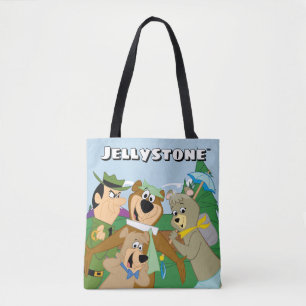 Yogi Bear och Friends Framed Forest Bild Tygkasse