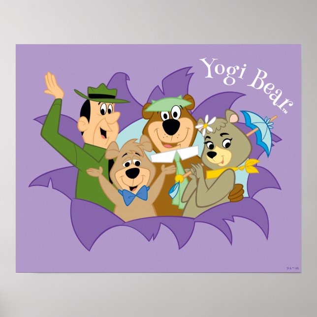 Yogi Bear och Friends Surprise Poster (Framsidan)