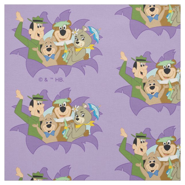 Yogi Bear och Friends Surprise Tyg (Provkarta)