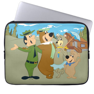 Yogi Bear och Friends Warm Välkommen Laptop Fodral