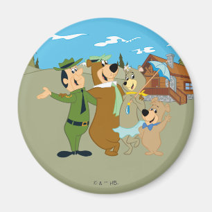 Yogi Bear och Friends Warm Välkommen Magnet