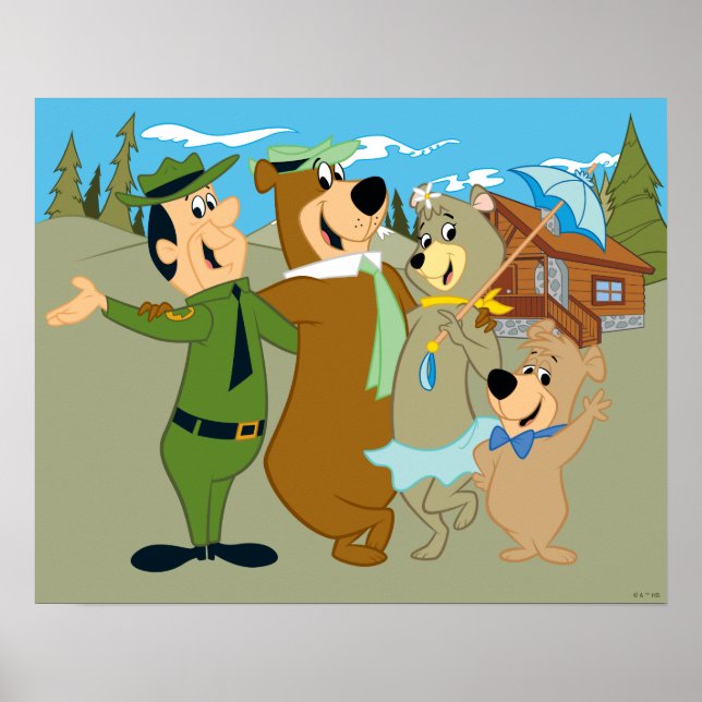 Yogi Bear och Friends Warm Välkommen Poster (Framsidan)