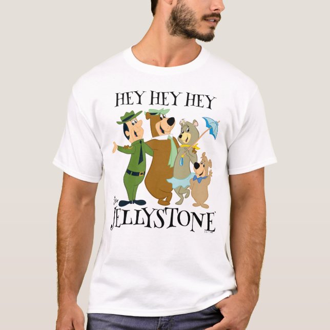 Yogi Bear och Friends Warm Välkommen T Shirt (Framsida)