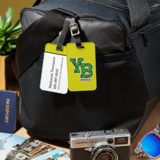 Yogi Bear Patterned Varsity Brev Bagagebricka