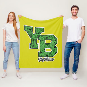 Yogi Bear Patterned Varsity Brev Fleecefilt