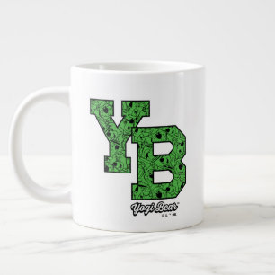 Yogi Bear Patterned Varsity Brev Jumbo Mugg