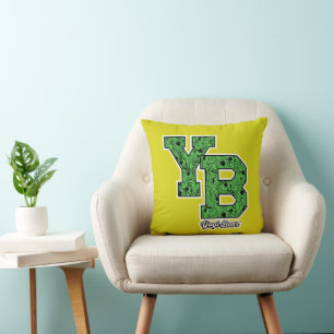 Yogi Bear Patterned Varsity Brev Kudde