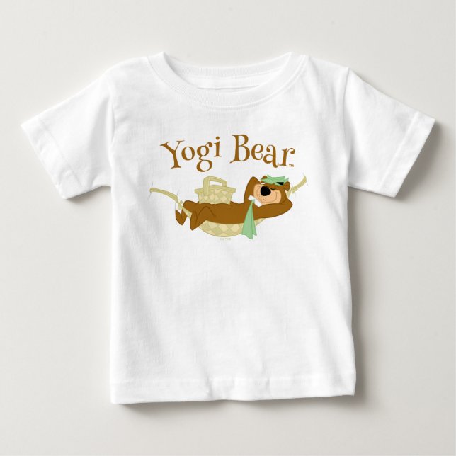 Yogi Bear Picknick-hängmatts Nattid T Shirt (Framsida)