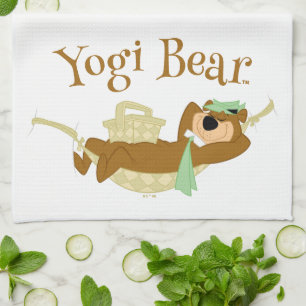 Yogi Bear Picnic Hammock Nap Time Kökshandduk