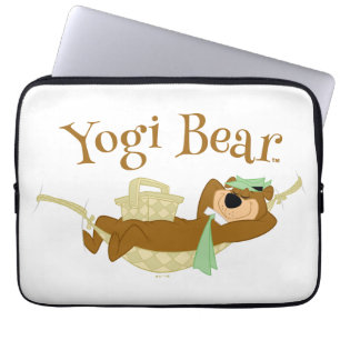 Yogi Bear Picnic Hammock Nap Time Laptop Fodral