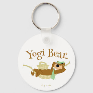 Yogi Bear Picnic Hammock Nap Time Nyckelring
