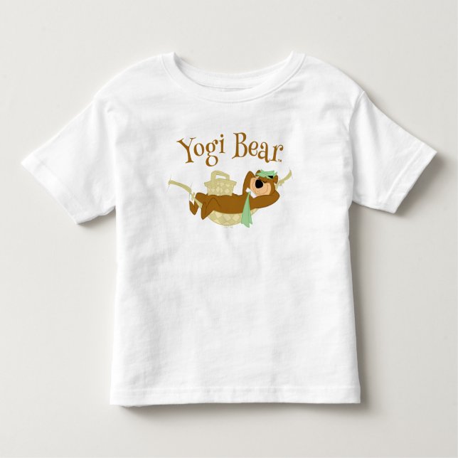 Yogi Bear Picnic Hammock Nap Time T Shirt (Framsida)
