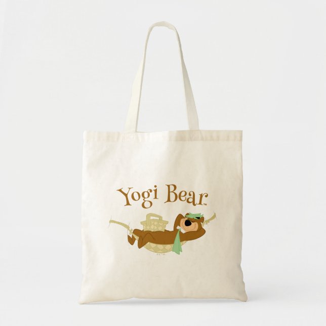 Yogi Bear Picnic Hammock Nap Time Tygkasse (Framsidan)