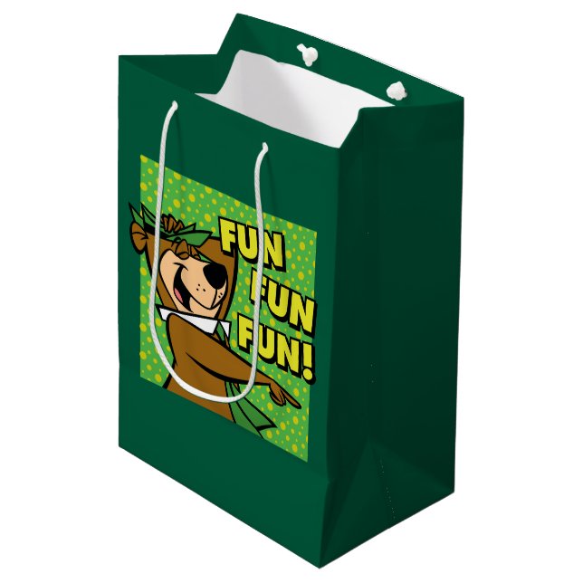 Yogi Bear Roligt Roligt Roligt (Framsidan Vinklad)